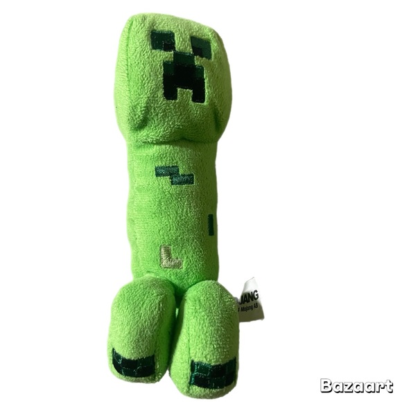 Minecraft CREEPER Plush 7 inch Plush Toy Stuffed  Green Black - Picture 1 of 4